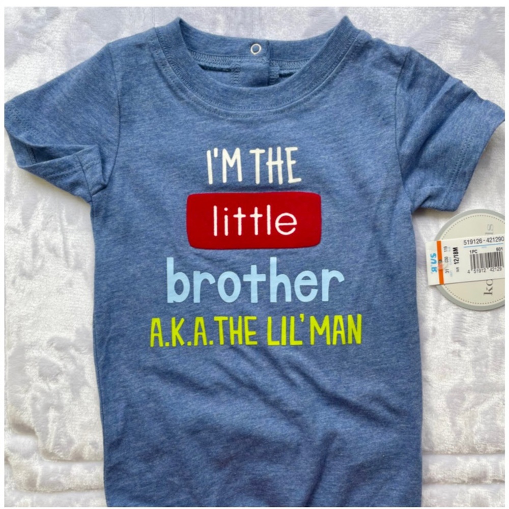 🆕 Infant Bodysuit - “I’m the Little Brother aka The Lil’ Man”